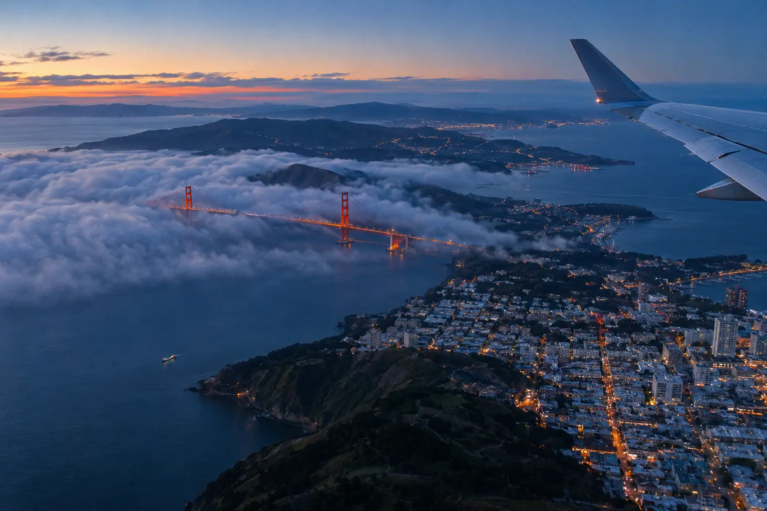 San Francisco from the air