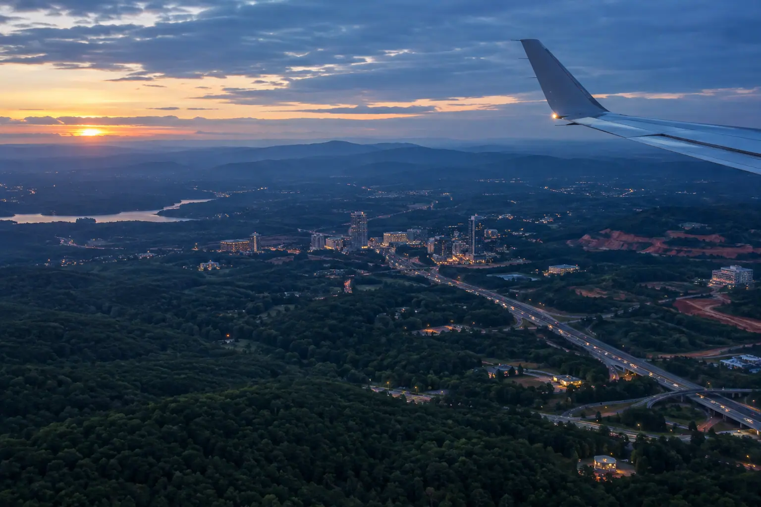 Atlanta from the air