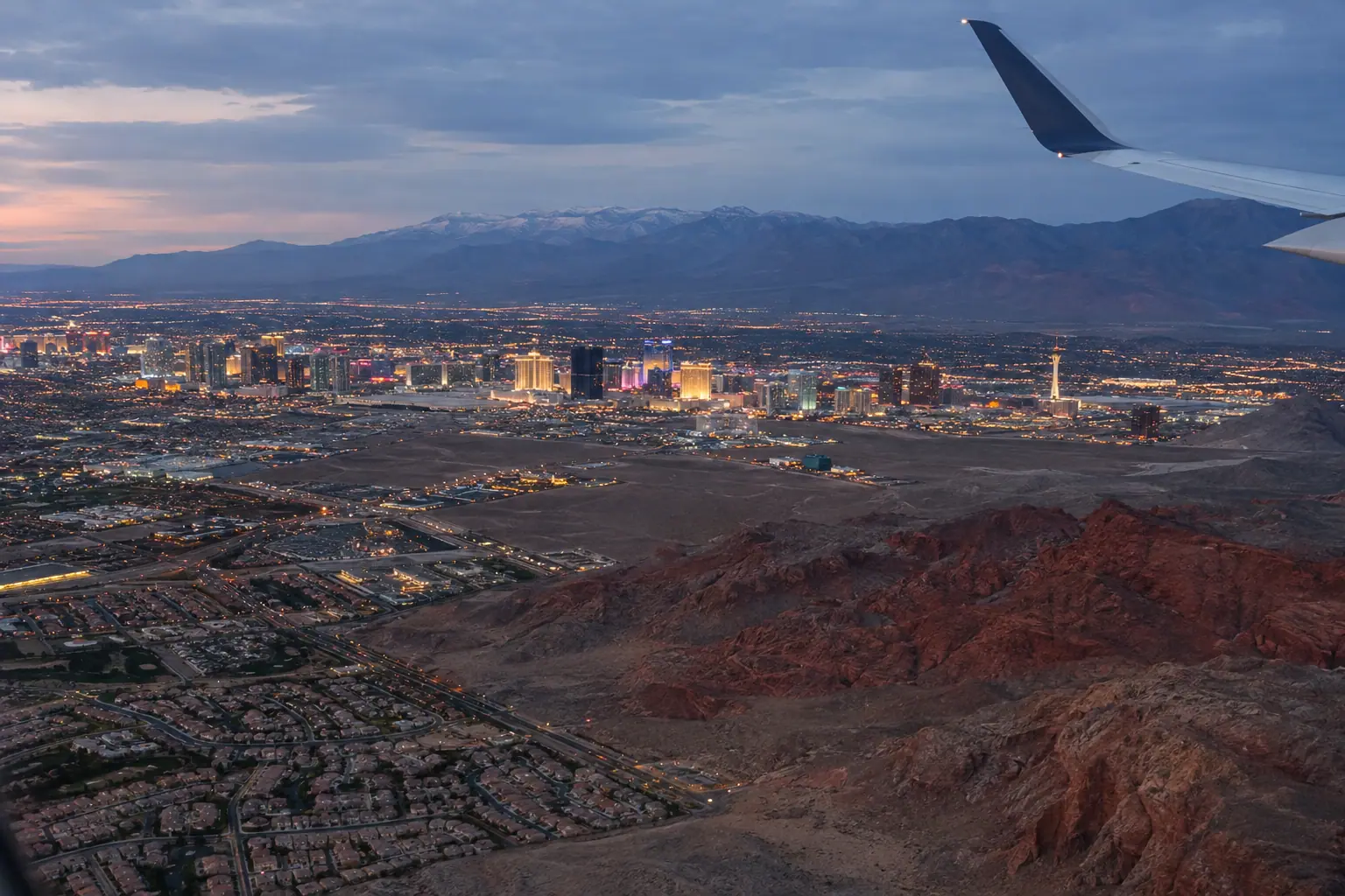 Las Vegas from the air