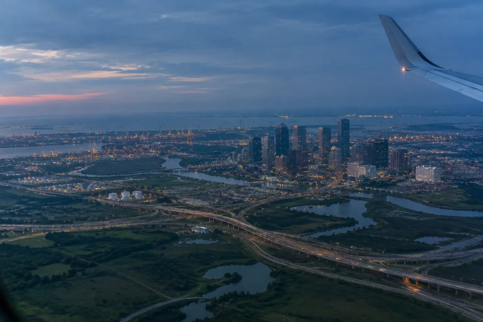 Houston from the air